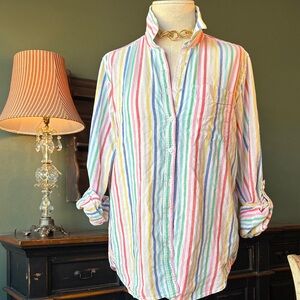 Lands End Striped women's  Shirt